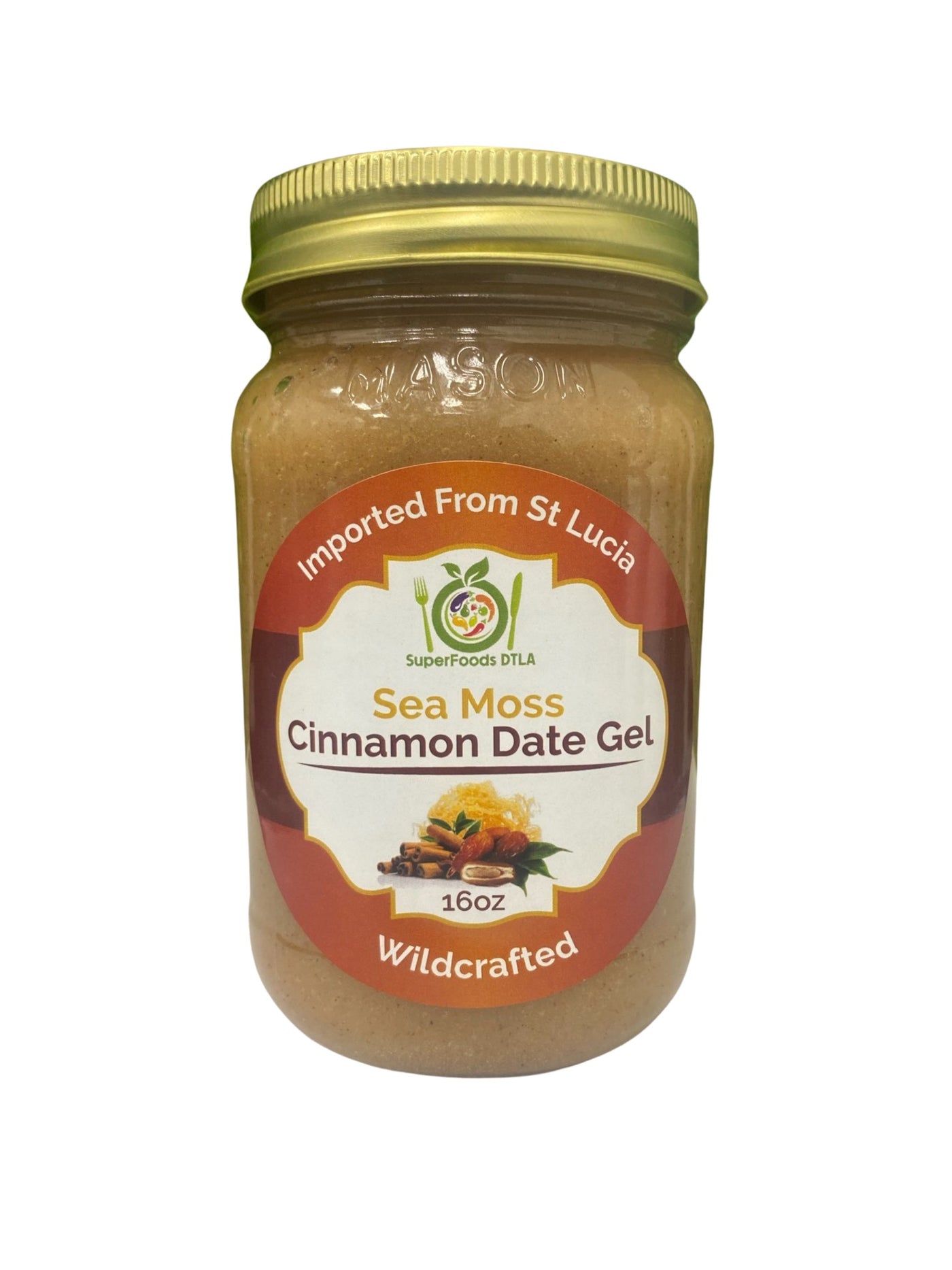 16oz Sea Moss Cinnamon Date Gel